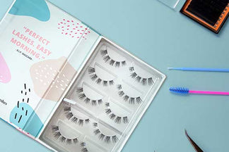 Vorgeschnittene Wimpernbänder vs. Studiowimpern - der Vergleich