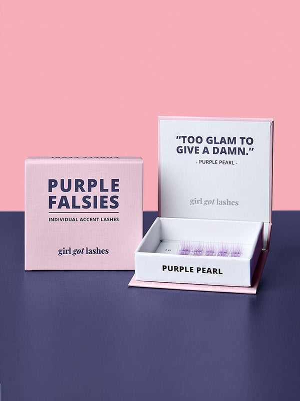 GirlGotLashes Purple Falsies - Accent Lashes