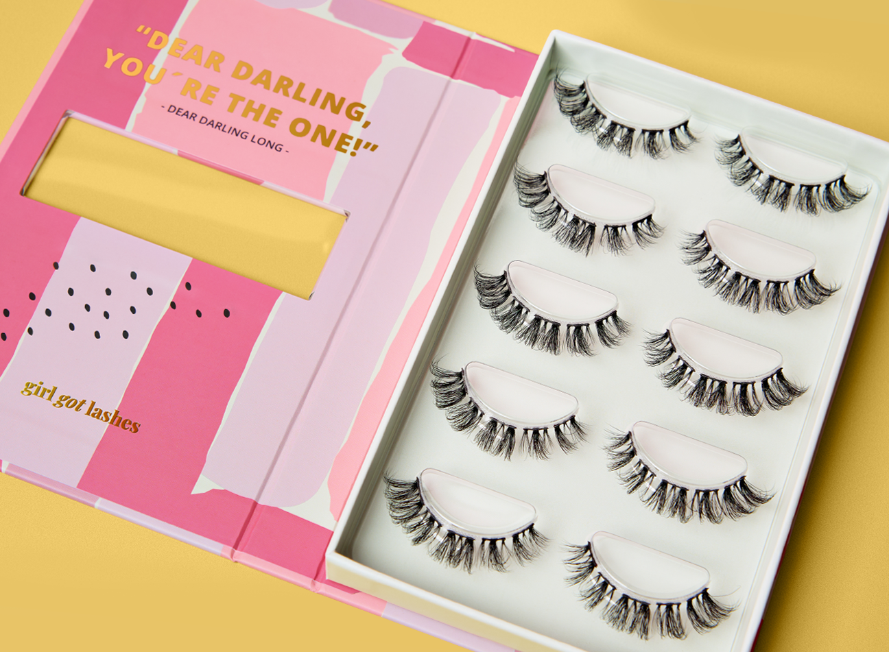 GirlGotLashes Künstliche Wimpern Dear Darling (long)